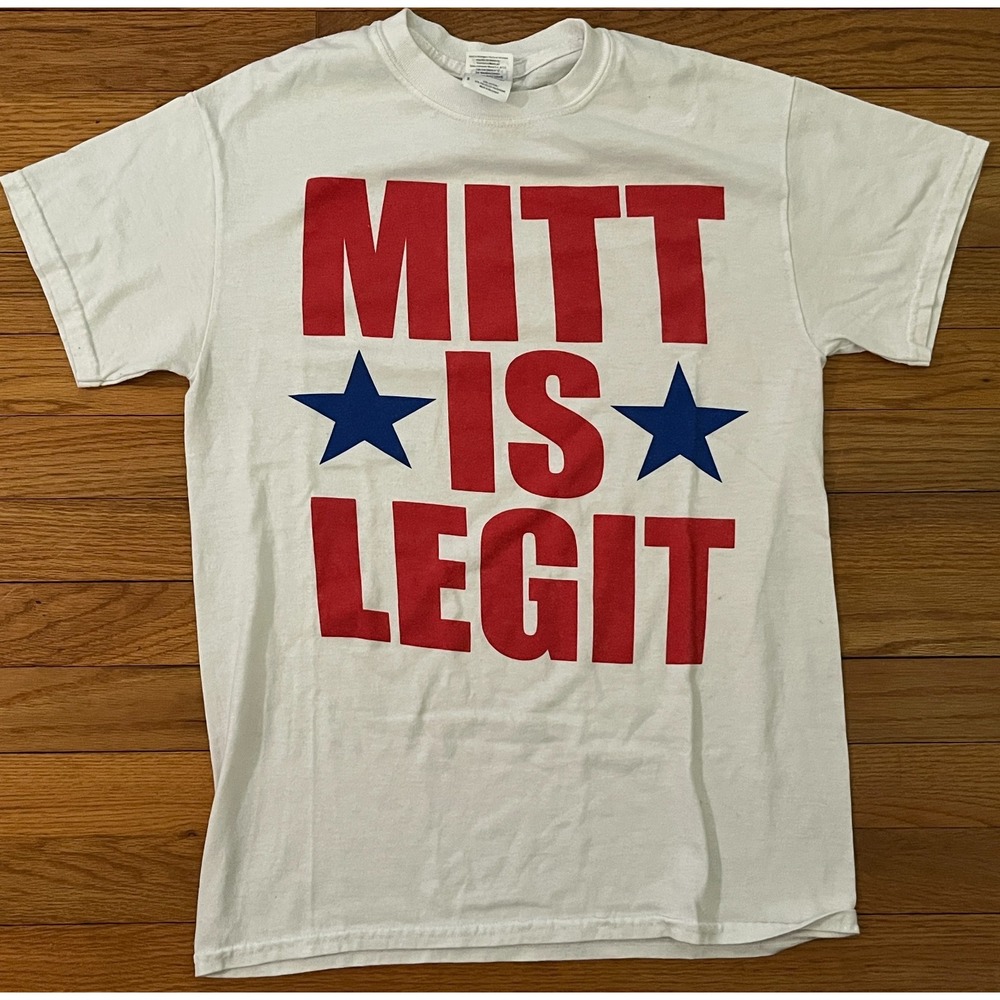 Gildan 2012 Mitt Romney Presidential Candidate Mitt is Legit T-Shirt Mens S